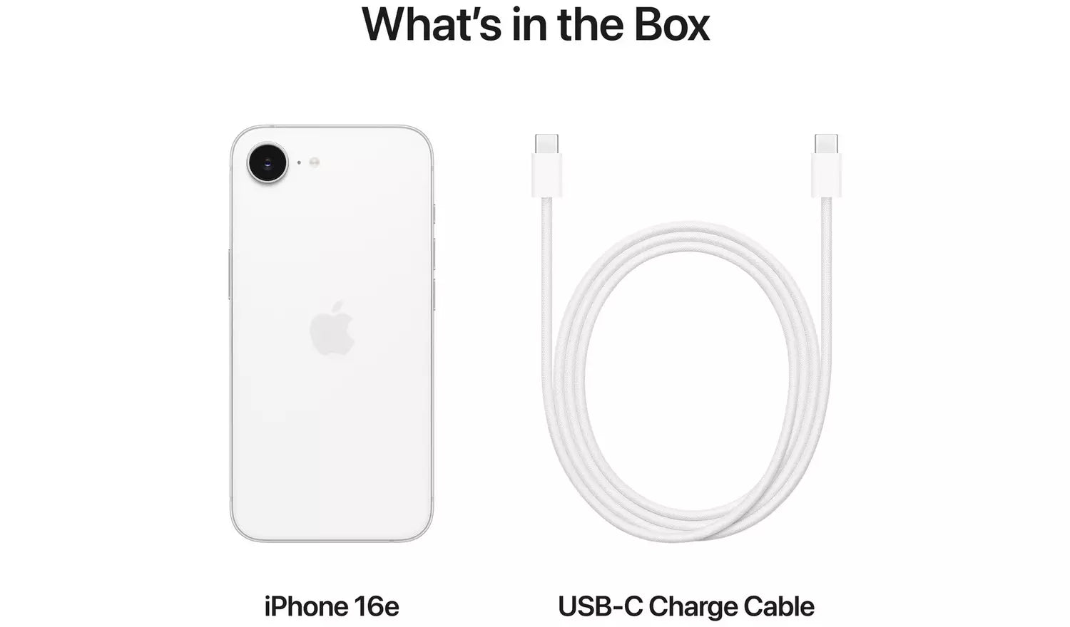 Apple iPhone 16e 5G 128GB AI Mobile Phone – White (Excellent Refurbished) - Funkifone