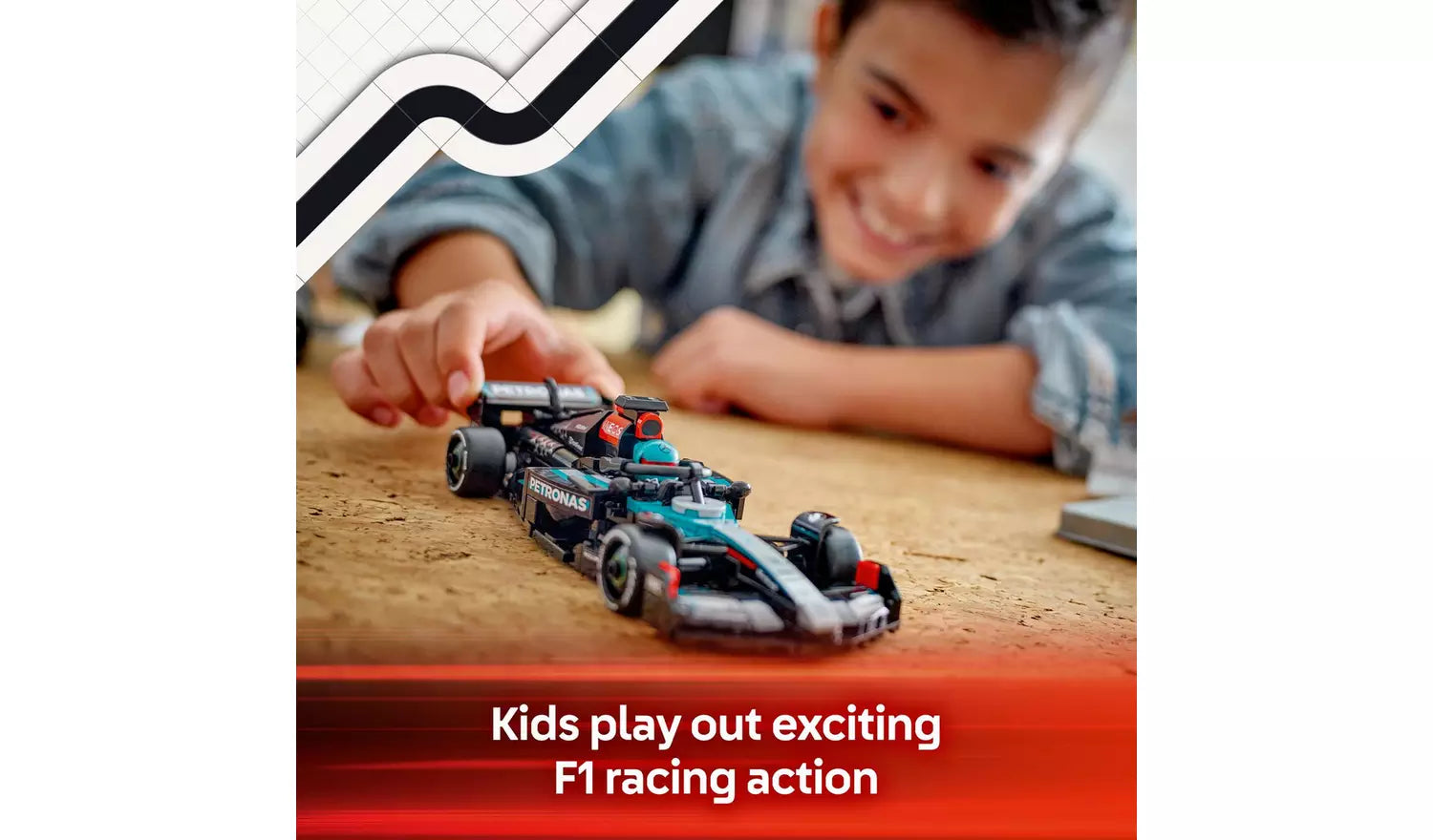 LEGO Speed Champions Mercedes-AMG PETRONAS F1 W15 Race Car Toy | Ages 10+ | Model 77244 | New LEGO