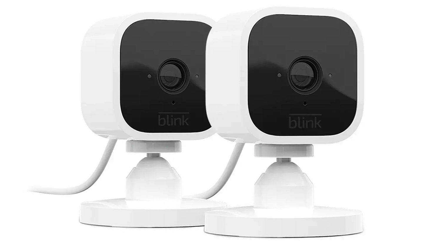 Blink Mini Indoor Plug-In Security Camera – White (2-Pack) Blink