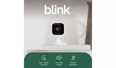 Blink Mini Indoor Plug-In Security Camera – White (2-Pack) Blink