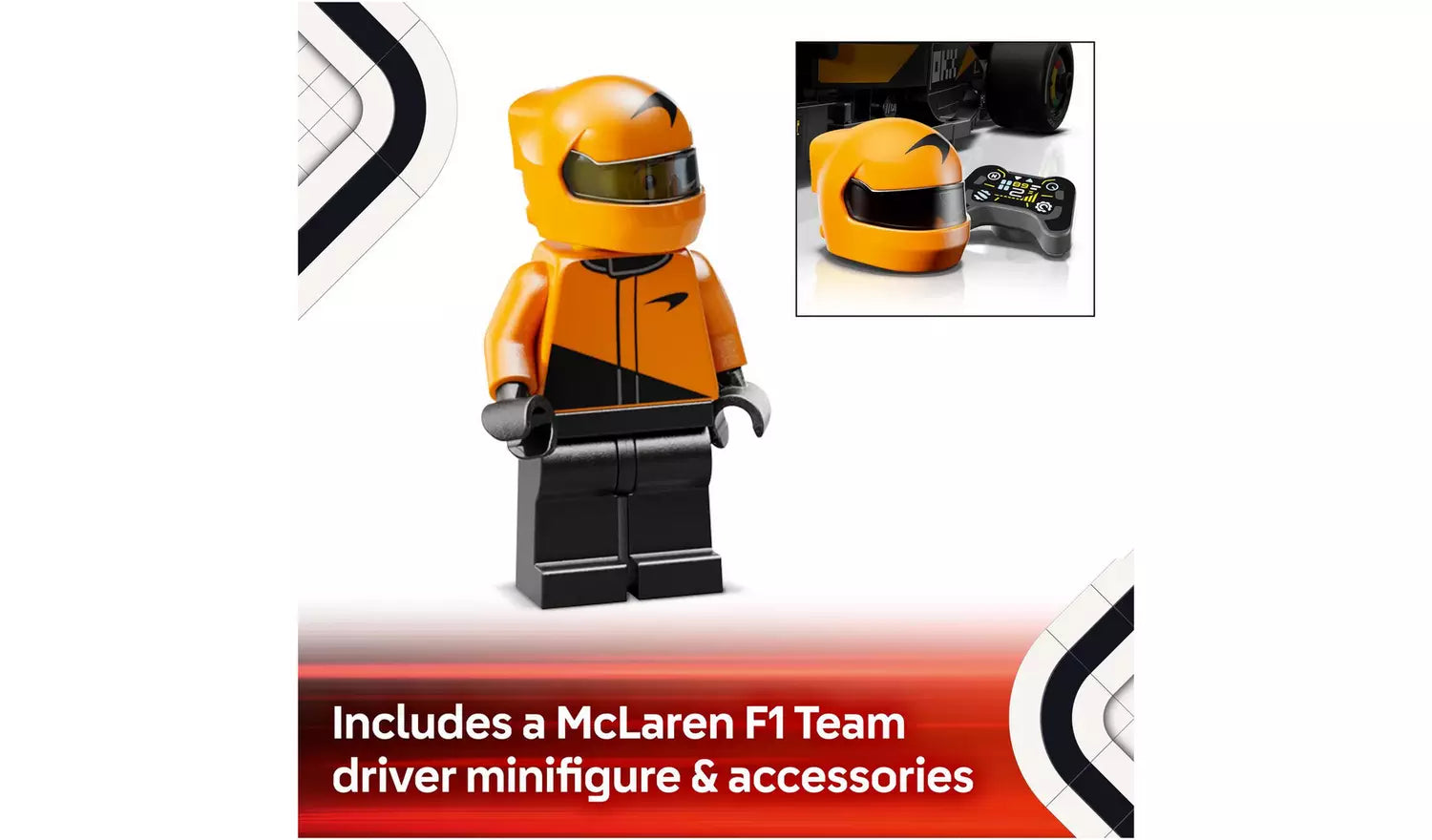 LEGO Speed Champions McLaren F1 Team MCL38 Race Car Toy Set | Ages 10+ | Model 77251 | New LEGO