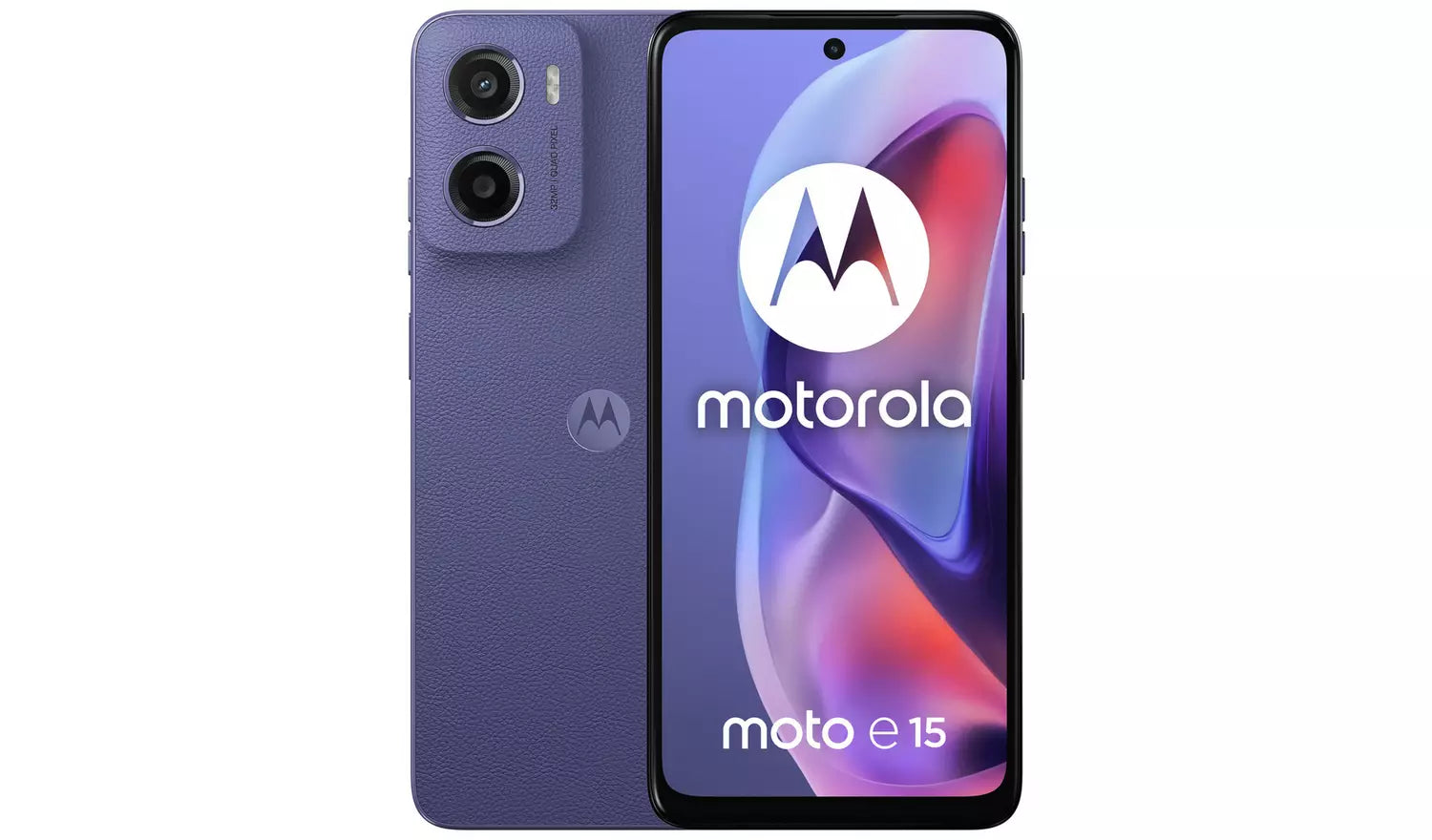 Motorola Moto E15 64GB Unlocked - Lavender (New) Motorola