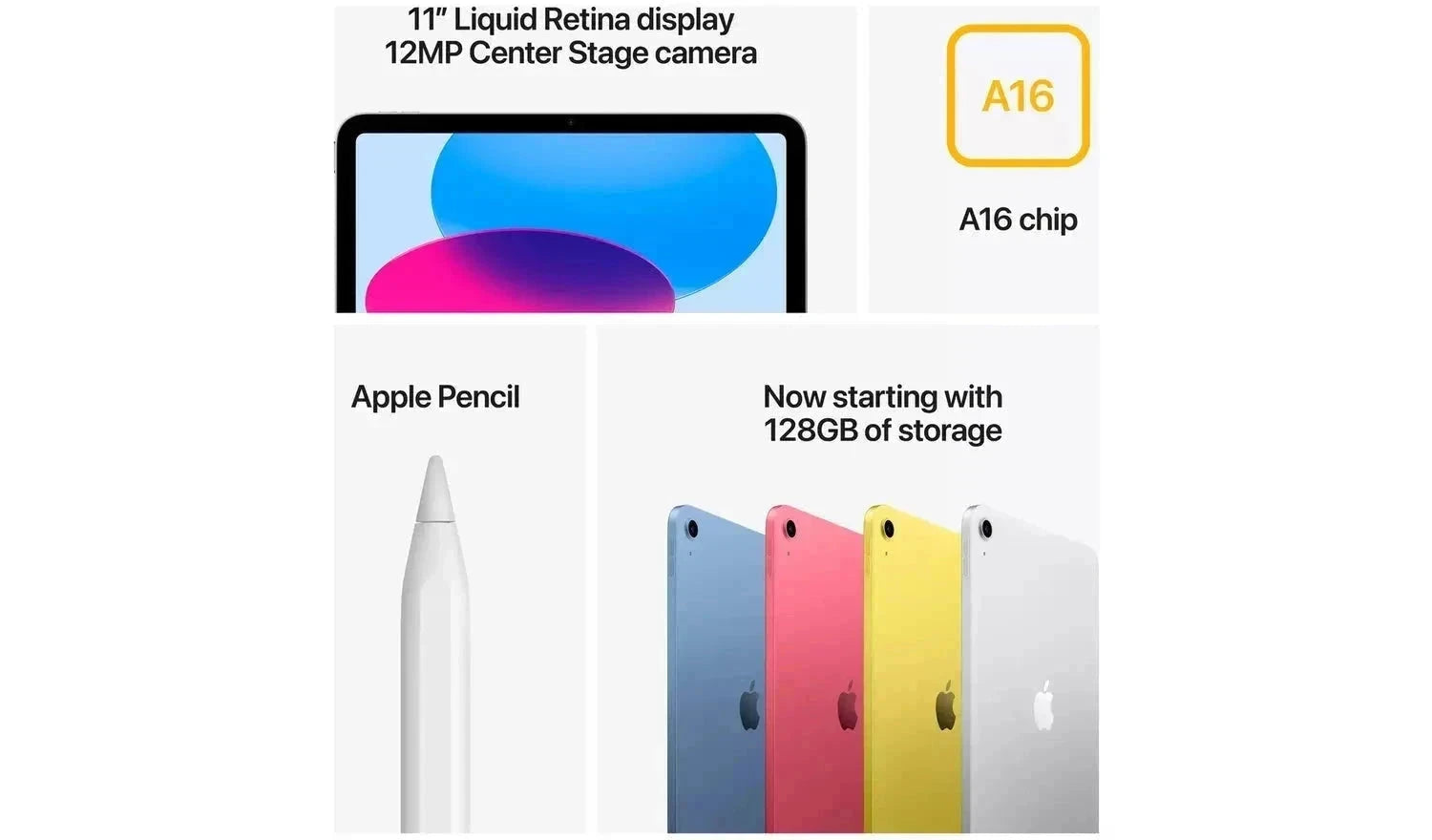 Apple iPad (2025) – 11" Wi-Fi Tablet, 256GB Storage, Blue (Excellent Refurbished) Apple