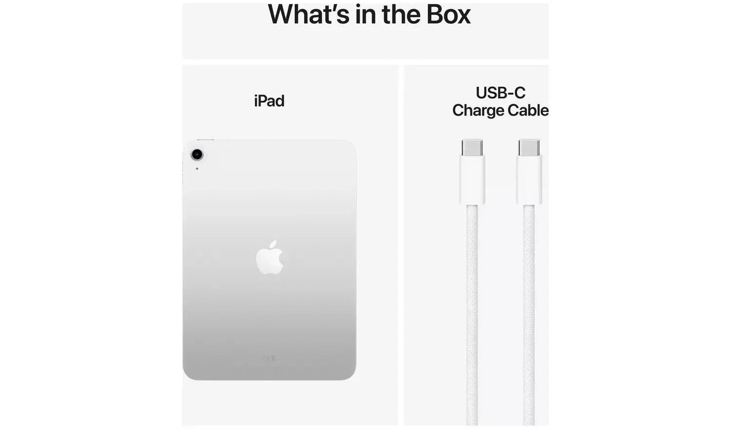 Apple iPad (2025) – 11" Wi-Fi Tablet, 256GB Storage, Silver (Excellent Refurbished) Apple