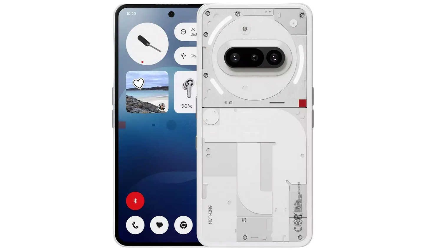 Nothing Phone 3a 5G 256GB White SIM Free Ai Mobile Phone (New) Nothing