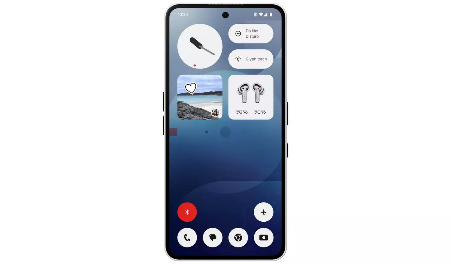 Nothing Phone 3a 5G 256GB White SIM Free Ai Mobile Phone (New) Nothing