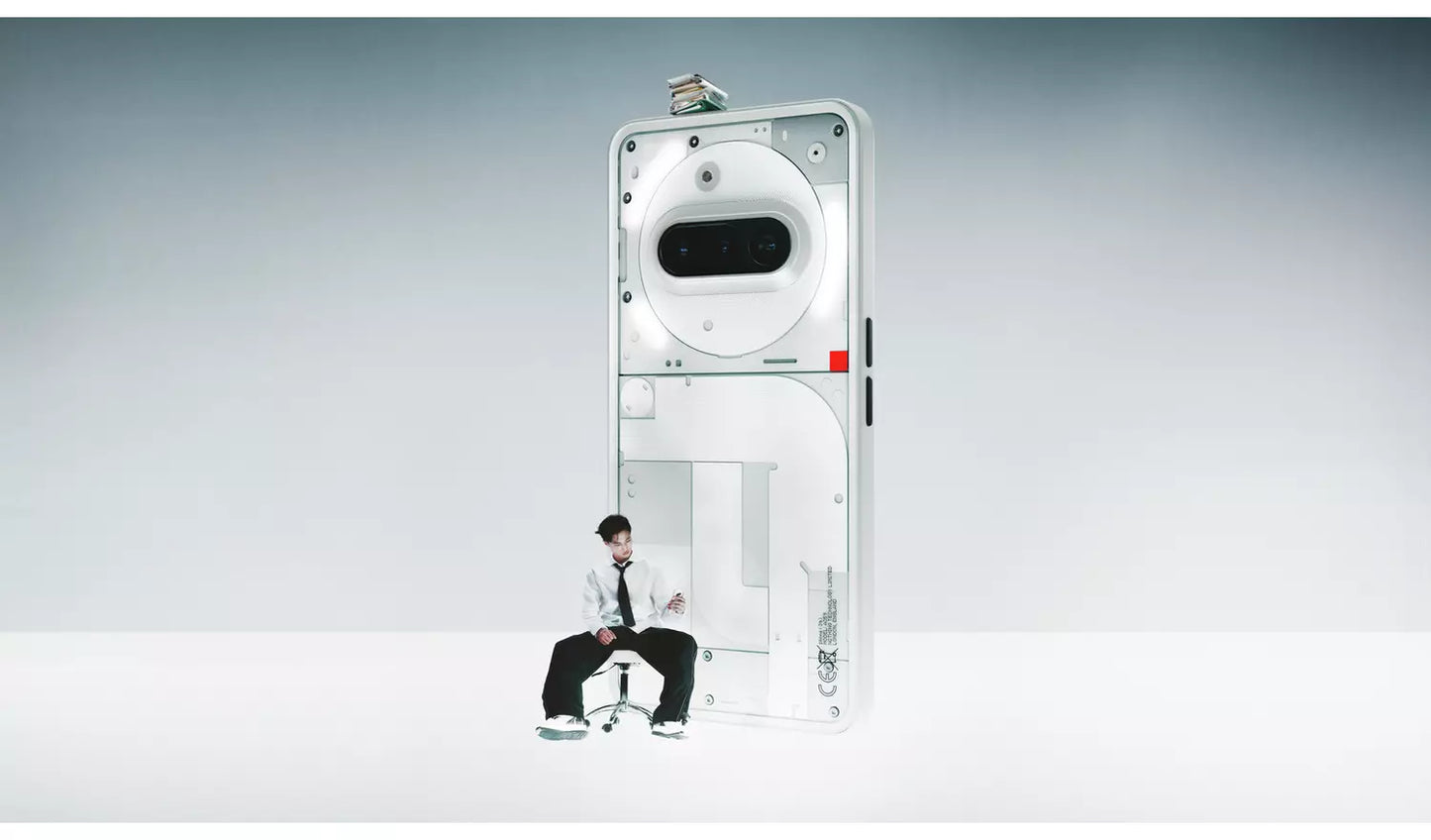 Nothing Phone (3a) 5G 128GB White Unlocked Ai Mobile Phone (New)