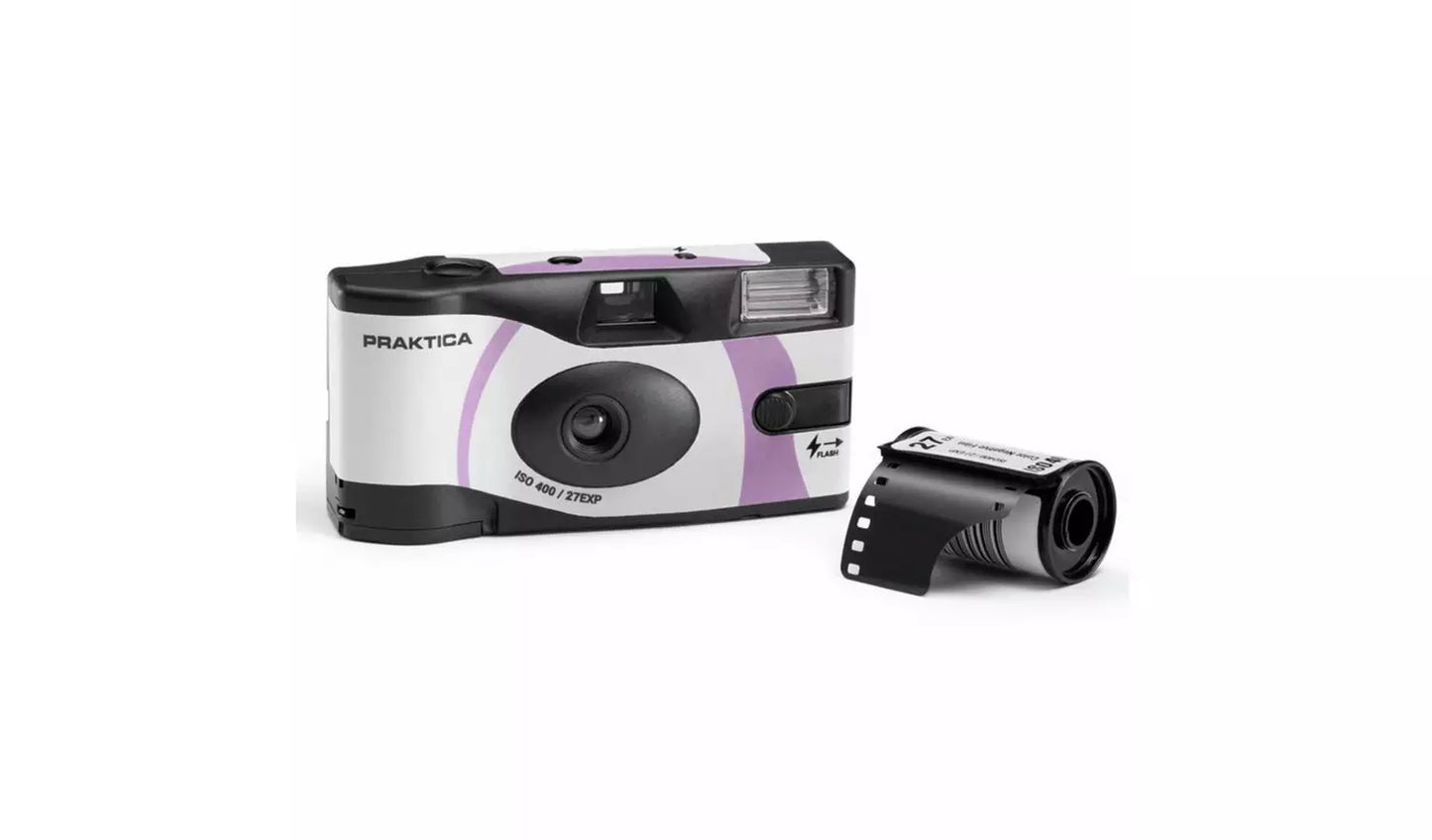 Praktica Disposable Cameras 2 Pack – 27 Exposure 35mm Film Cameras, Pink (New) Praktica