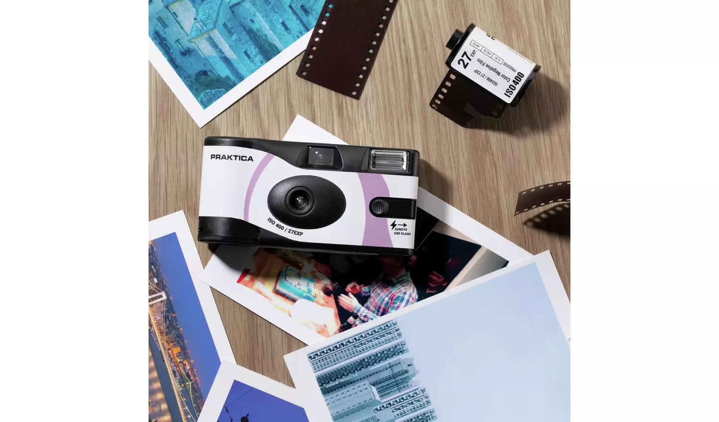 Praktica Disposable Cameras 2 Pack – 27 Exposure 35mm Film Cameras, Pink (New) Praktica