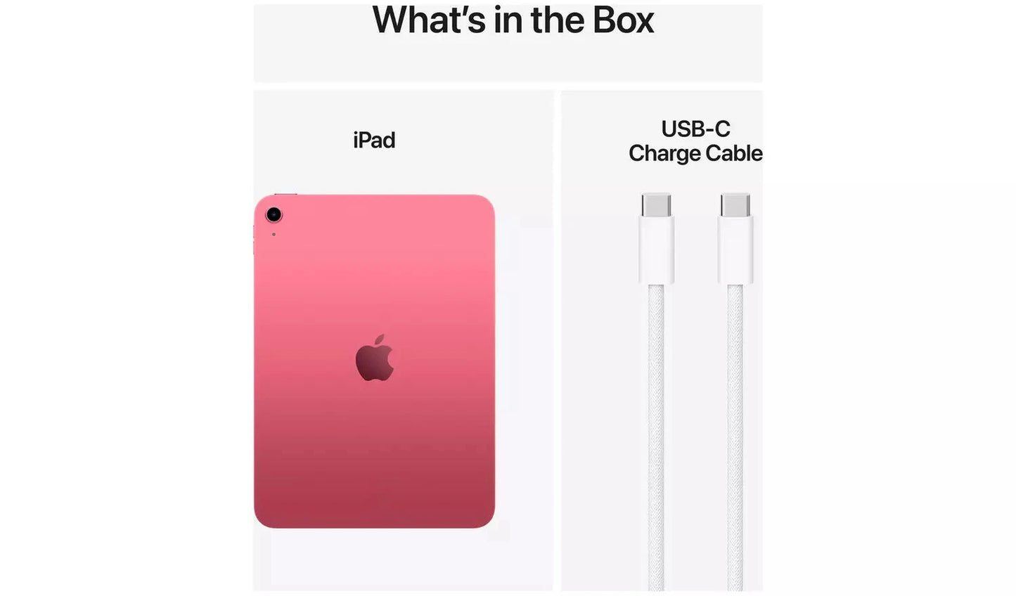 Apple iPad (2025) – 11" Wi-Fi Tablet, 128GB Storage, Pink (Excellent Refurbished) Apple