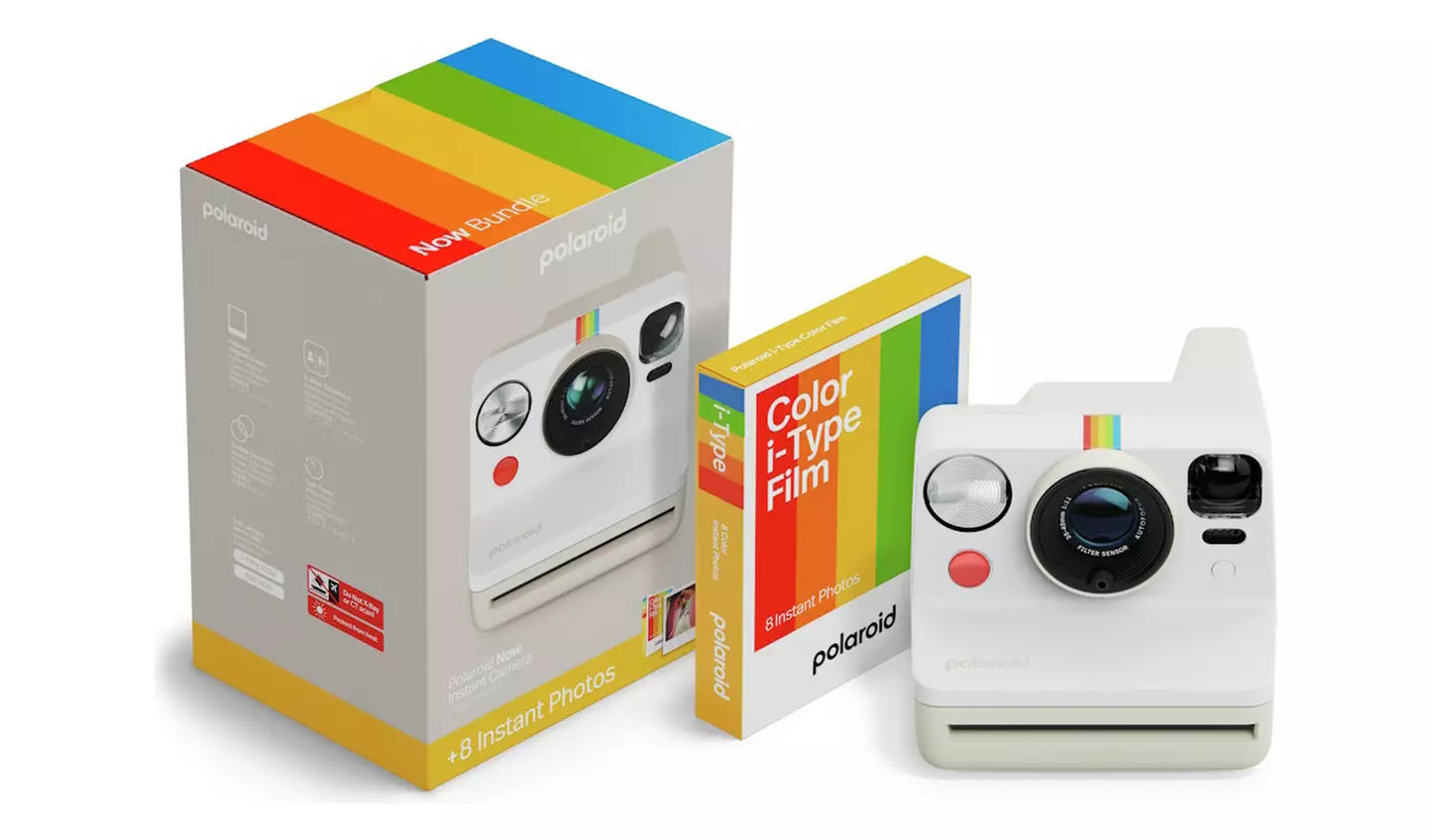 Polaroid Now Gen 3 Instant Camera Bundle - White (New) Polaroid