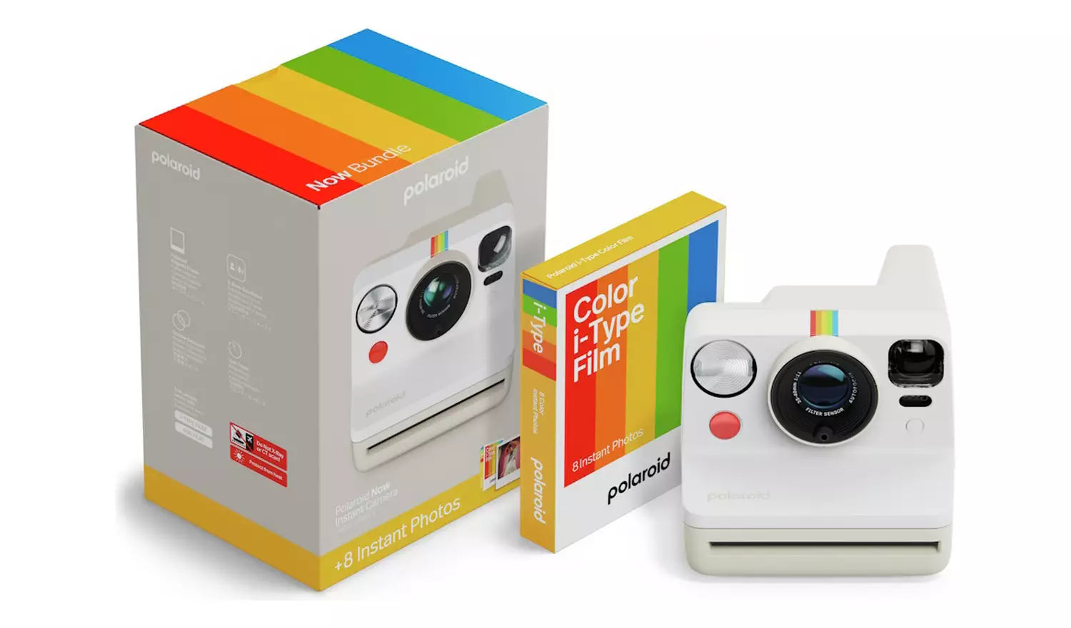 Polaroid Now Gen 3 Instant Camera Bundle - White (New) Polaroid