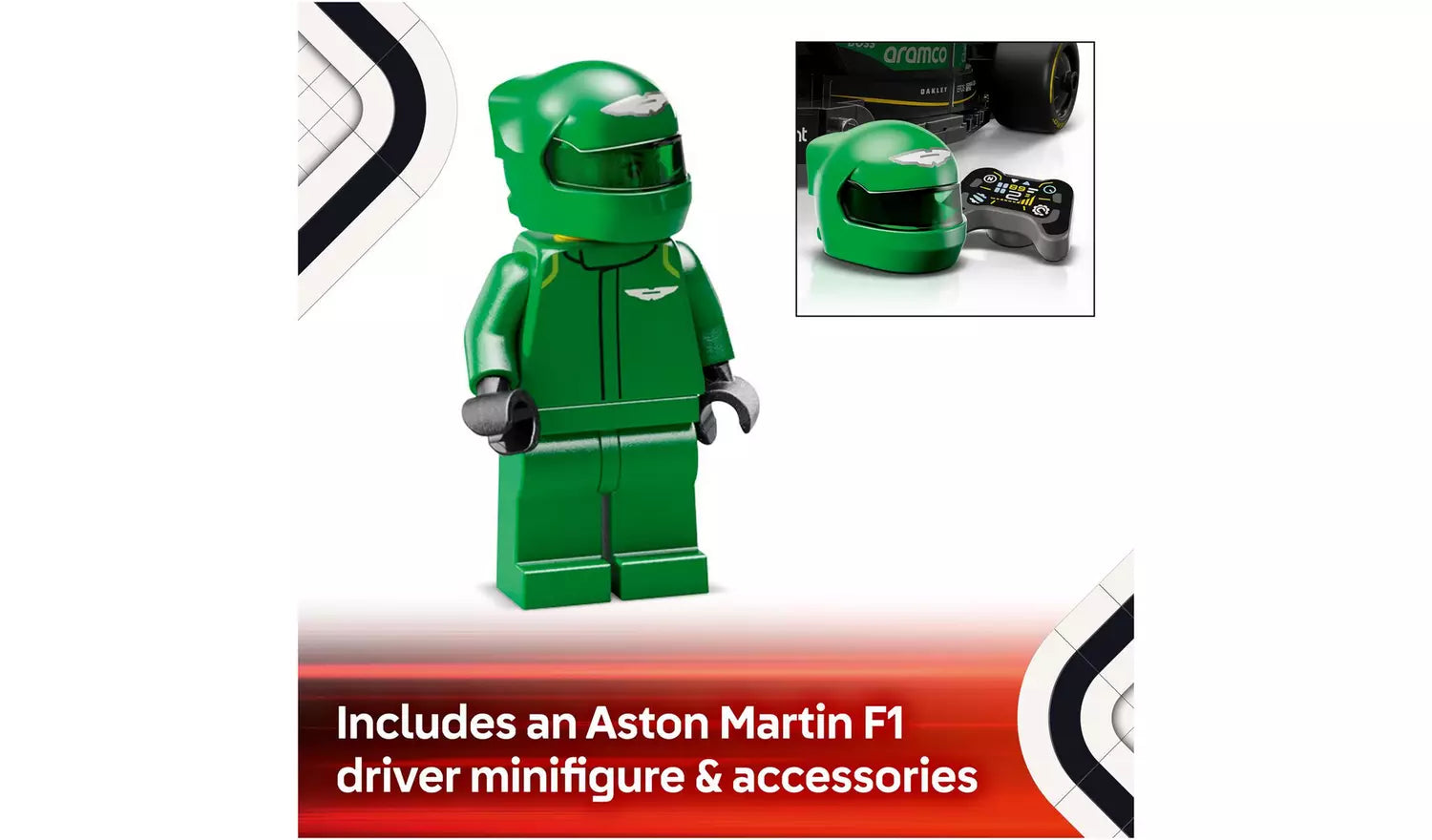 LEGO Speed Champions Aston Martin Aramco F1 AMR24 Toy Car | Ages 10+ | Model 77245 | New LEGO