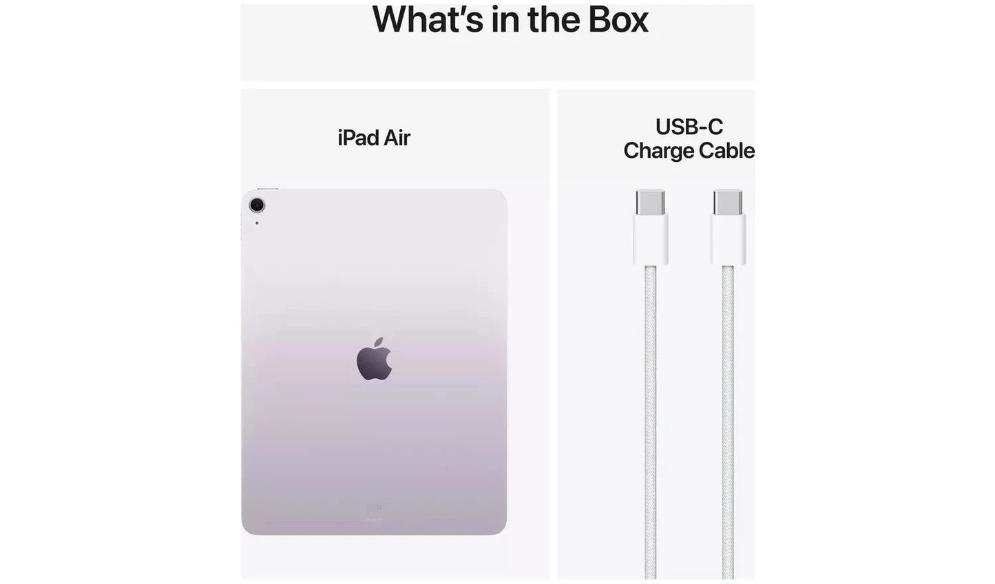 Apple iPad Air (2025) – 13" Wi-Fi Tablet, 128GB Storage, Purple (New) Apple