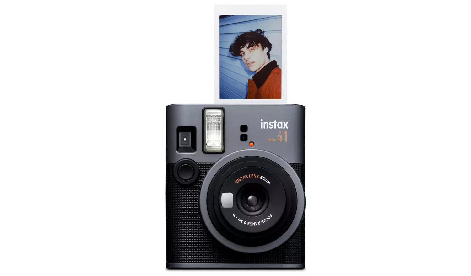 instax Mini 41 Instant Camera – Black Classic Instant Film Camera (New) Fujifilm