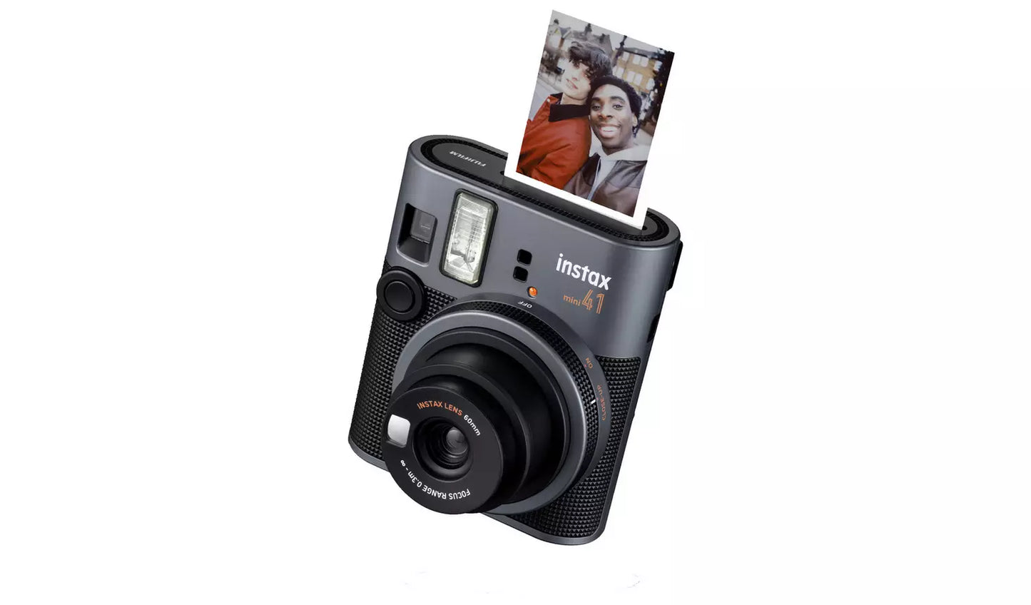 instax Mini 41 Instant Camera – Black Classic Instant Film Camera (New) Fujifilm