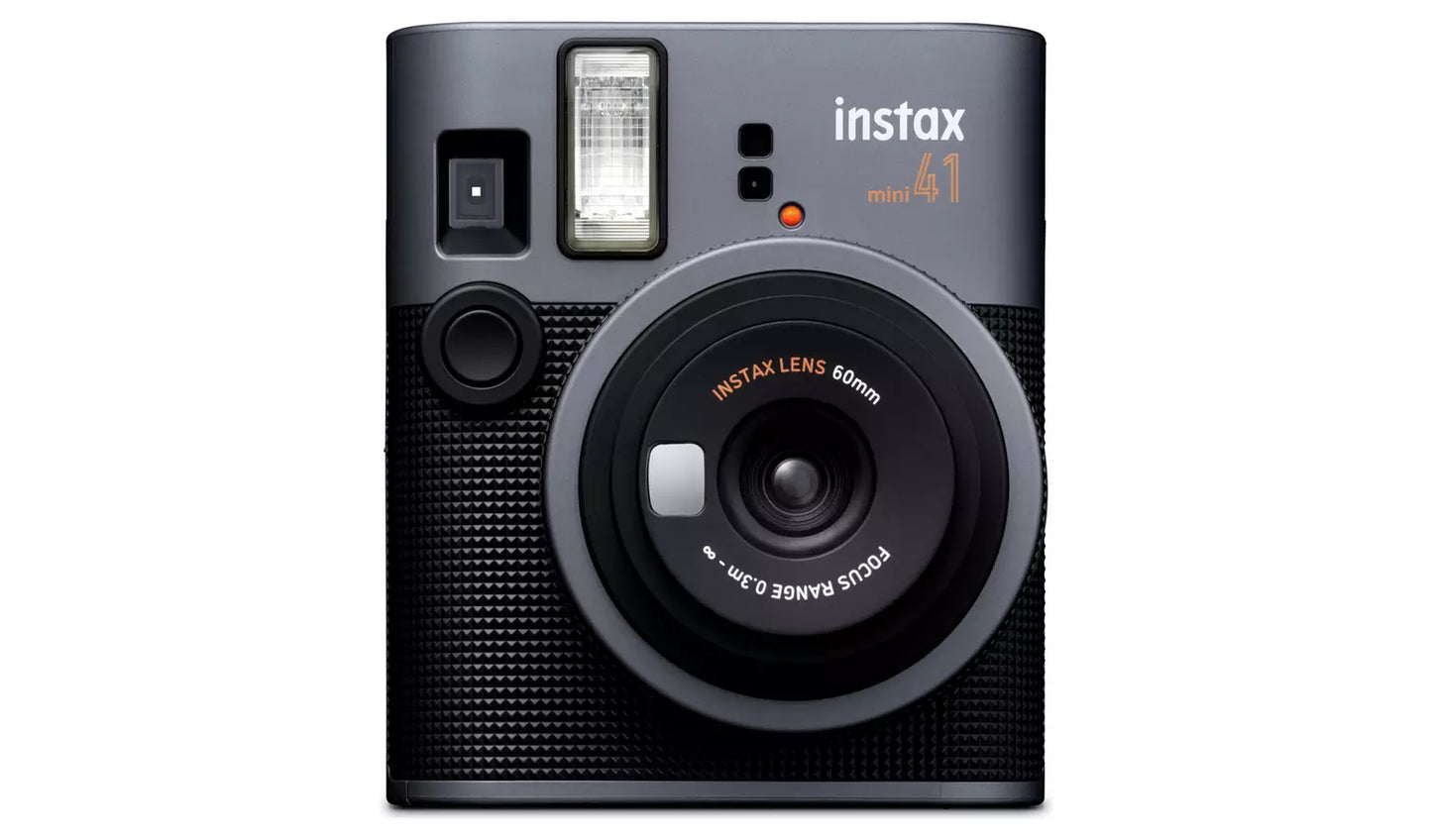 instax Mini 41 Instant Camera – Black Classic Instant Film Camera (New) Fujifilm