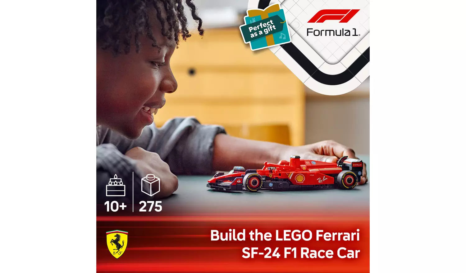 LEGO Speed Champions Ferrari SF-24 F1 Race Car Toy | Ages 10+ | Model 77242 | New LEGO