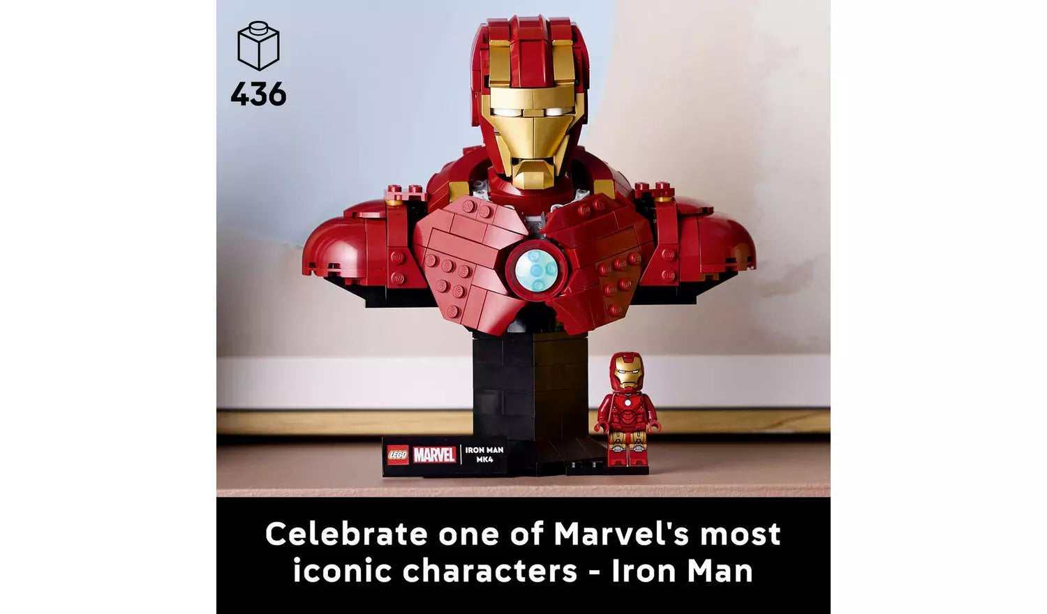 LEGO Marvel Iron Man MK4 Bust Building Set for Adults | Ages 18+ | Model 76327 | NEW LEGO