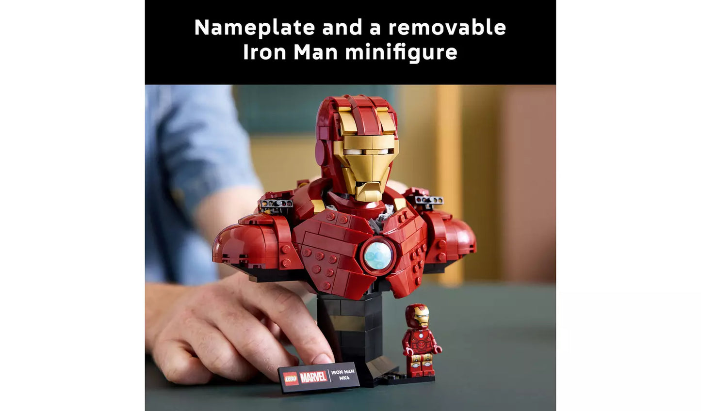 LEGO Marvel Iron Man MK4 Bust Building Set for Adults | Ages 18+ | Model 76327 | NEW LEGO