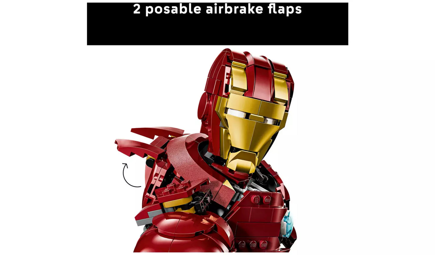 LEGO Marvel Iron Man MK4 Bust Building Set for Adults | Ages 18+ | Model 76327 | NEW LEGO