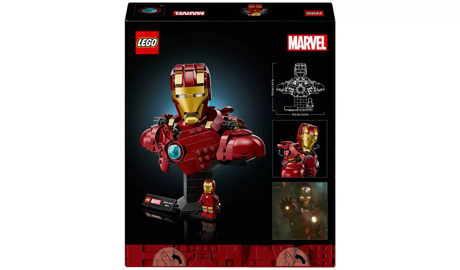 LEGO Marvel Iron Man MK4 Bust Building Set for Adults | Ages 18+ | Model 76327 | NEW LEGO