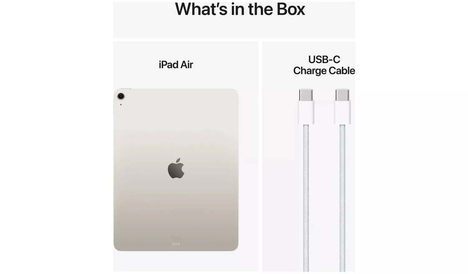 Apple iPad Air (2025) – 13" Wi-Fi Tablet, 256GB Storage, Starlight (New) Apple