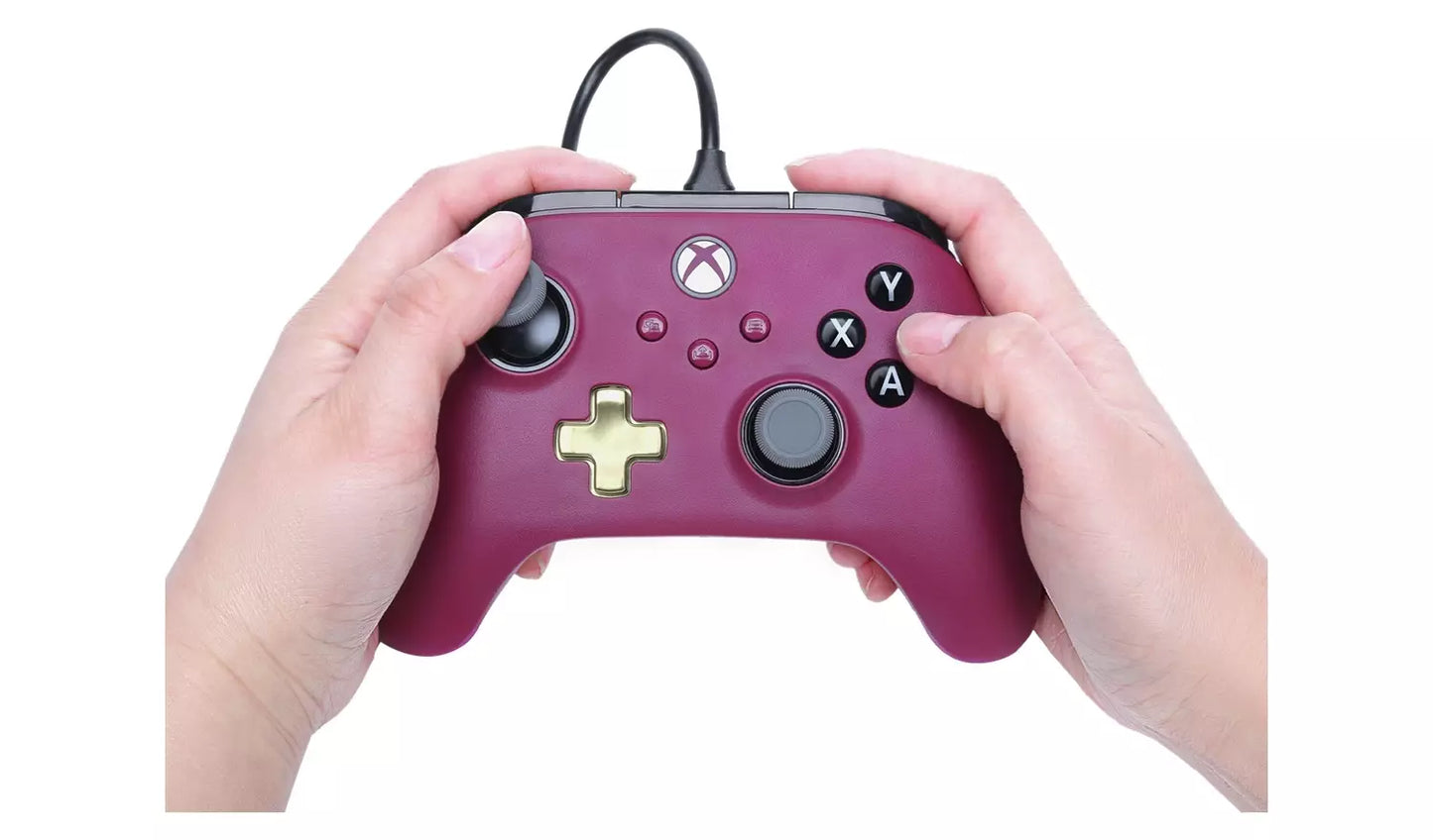 PowerA Hall Effect Advantage+ Xbox Wired Controller – Ruby (New) Xbox