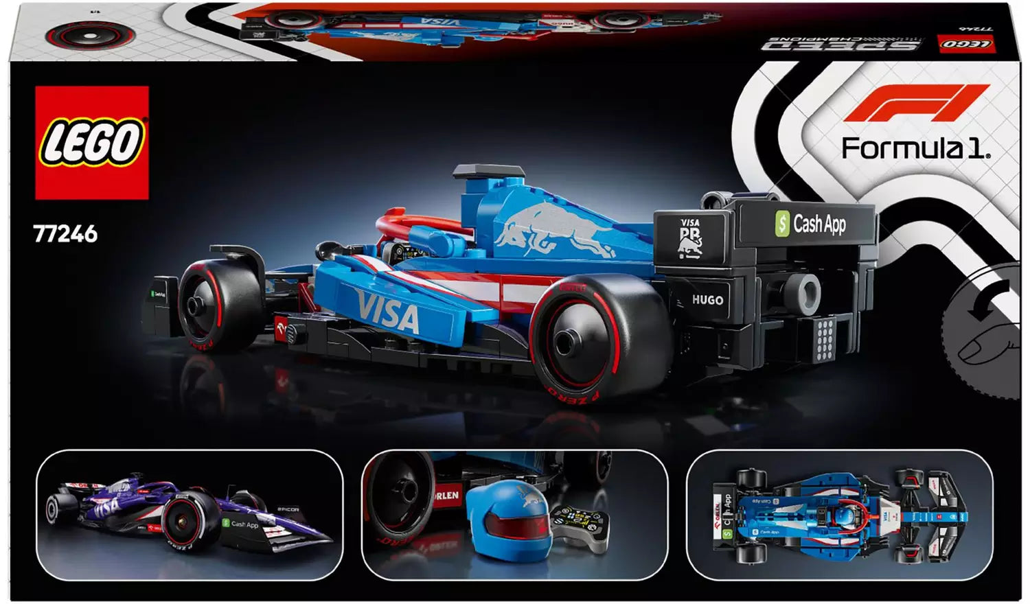 LEGO Speed Champions Visa Cash App RB VCARB 01 F1 Car 77246 | Ages 18+ | New LEGO
