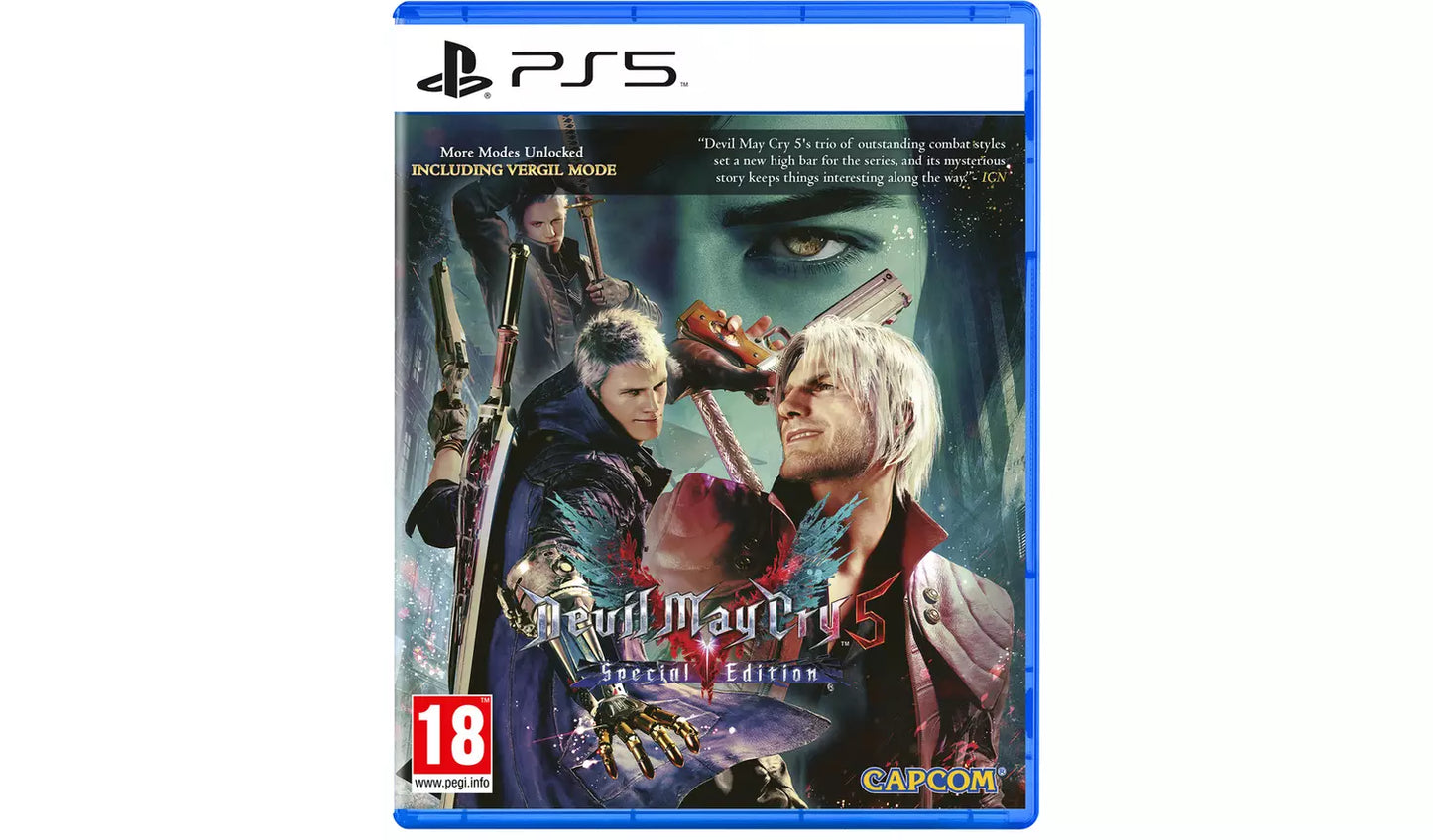 Devil May Cry 5 Special Edition – PS5 | Physical Disc | 18+ | Next-Gen Action (New) PS5
