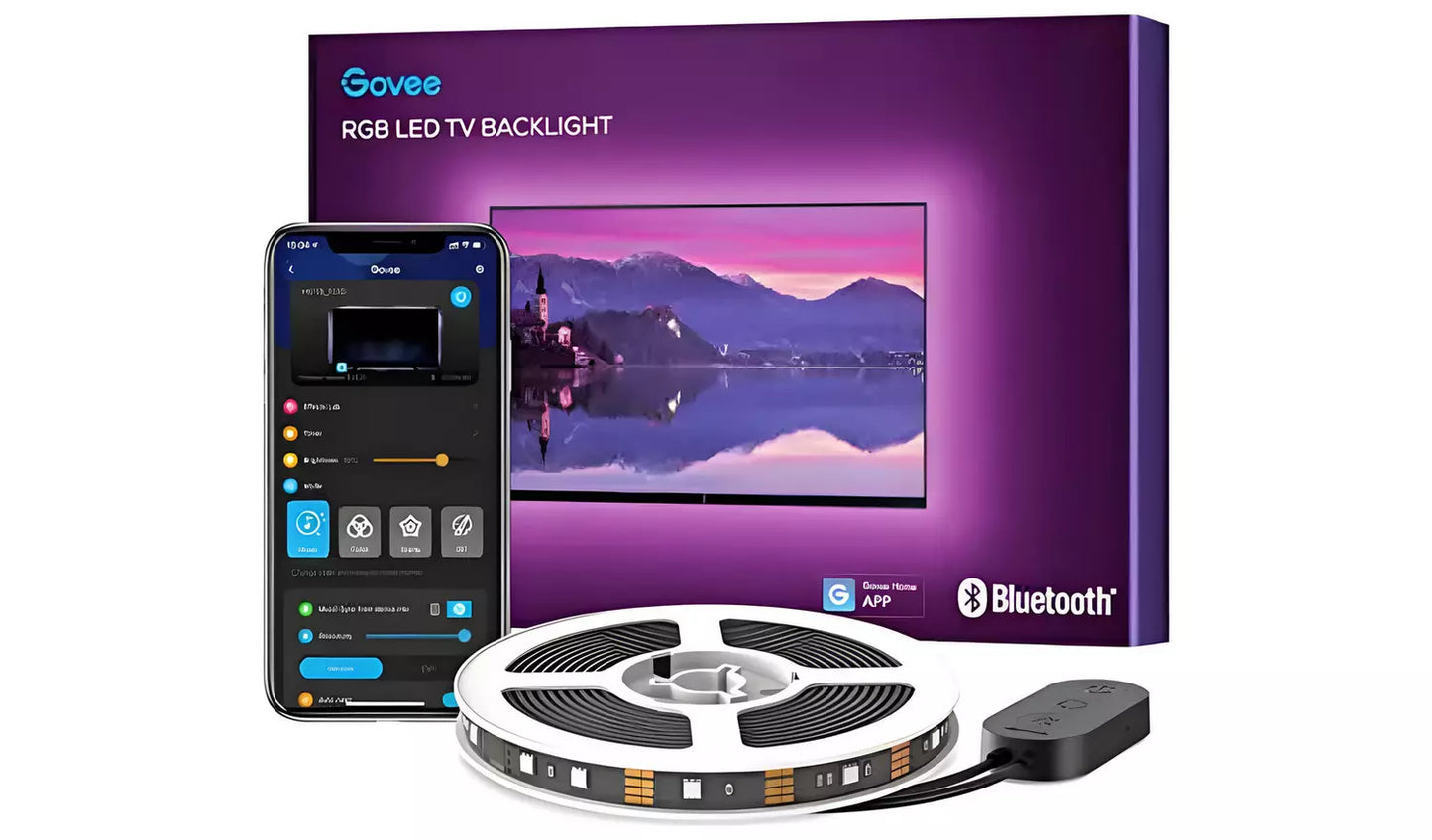 Govee 46–60 Inch Smart RGB TV LED Backlight with App & Music Sync Govee