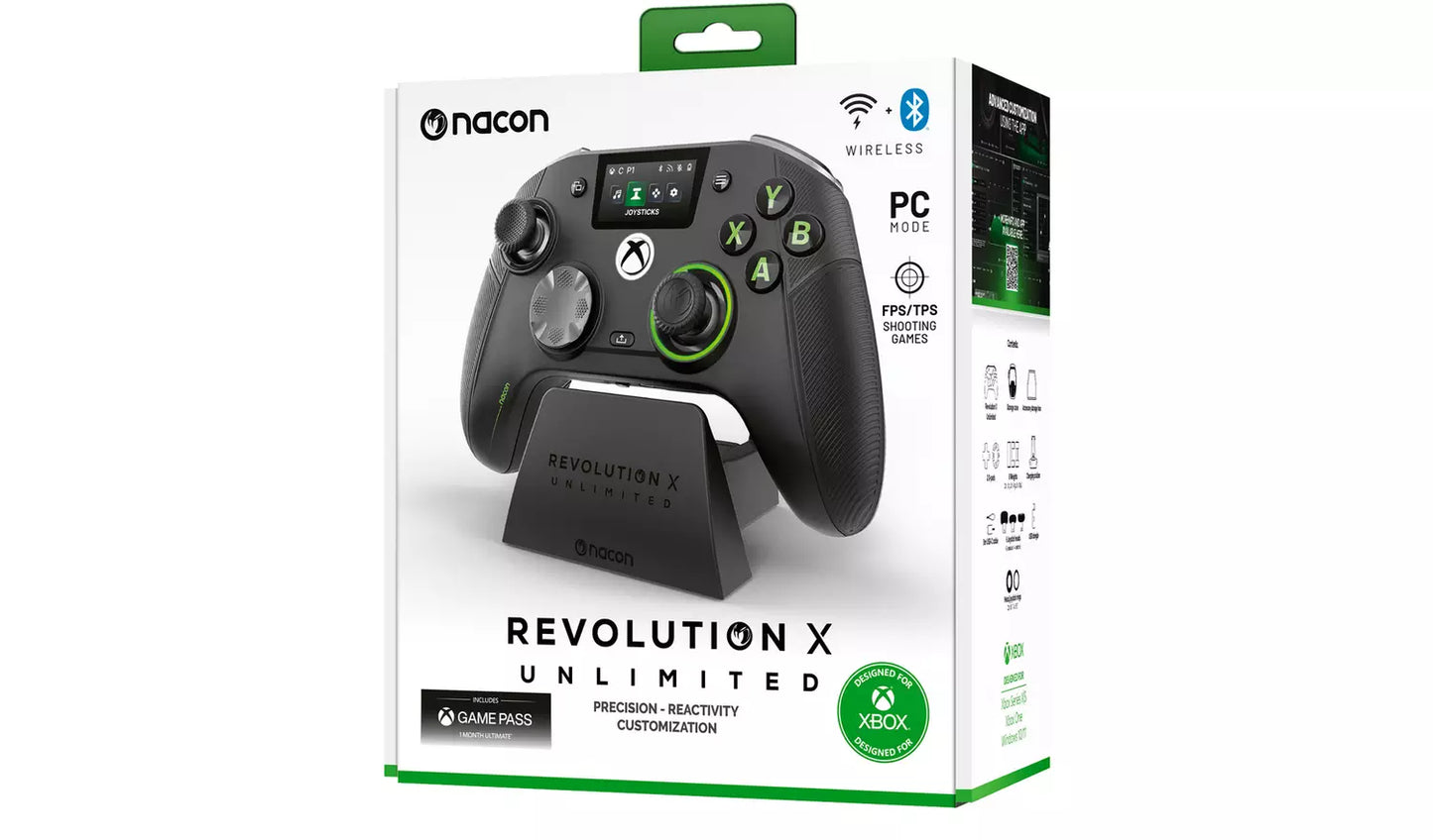 Nacon Revolution X Unlimited Wireless Controller – Xbox Series X/S & PC (New) Nacon