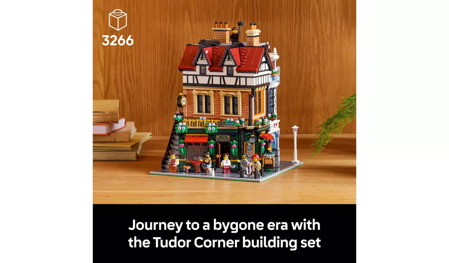 LEGO Icons Tudor Corner Miniature House Kit for Adults 10350 | Ages 18+ | New LEGO