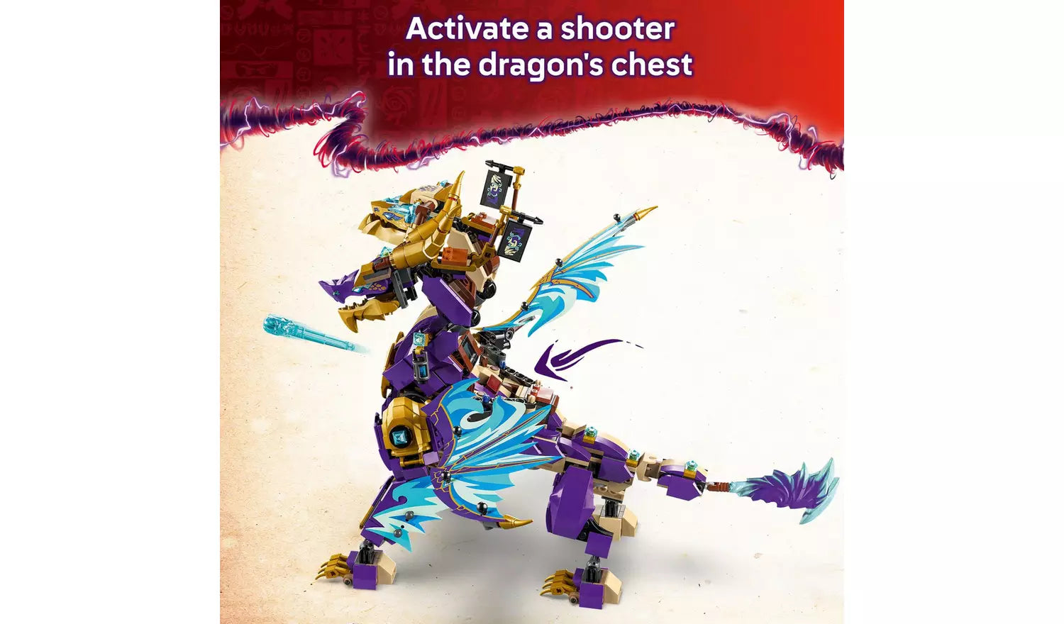 LEGO NINJAGO Arc Dragon of Focus Ninja Building Toy | Ages 9+ | Model 71836 | 869 Pieces | New LEGO
