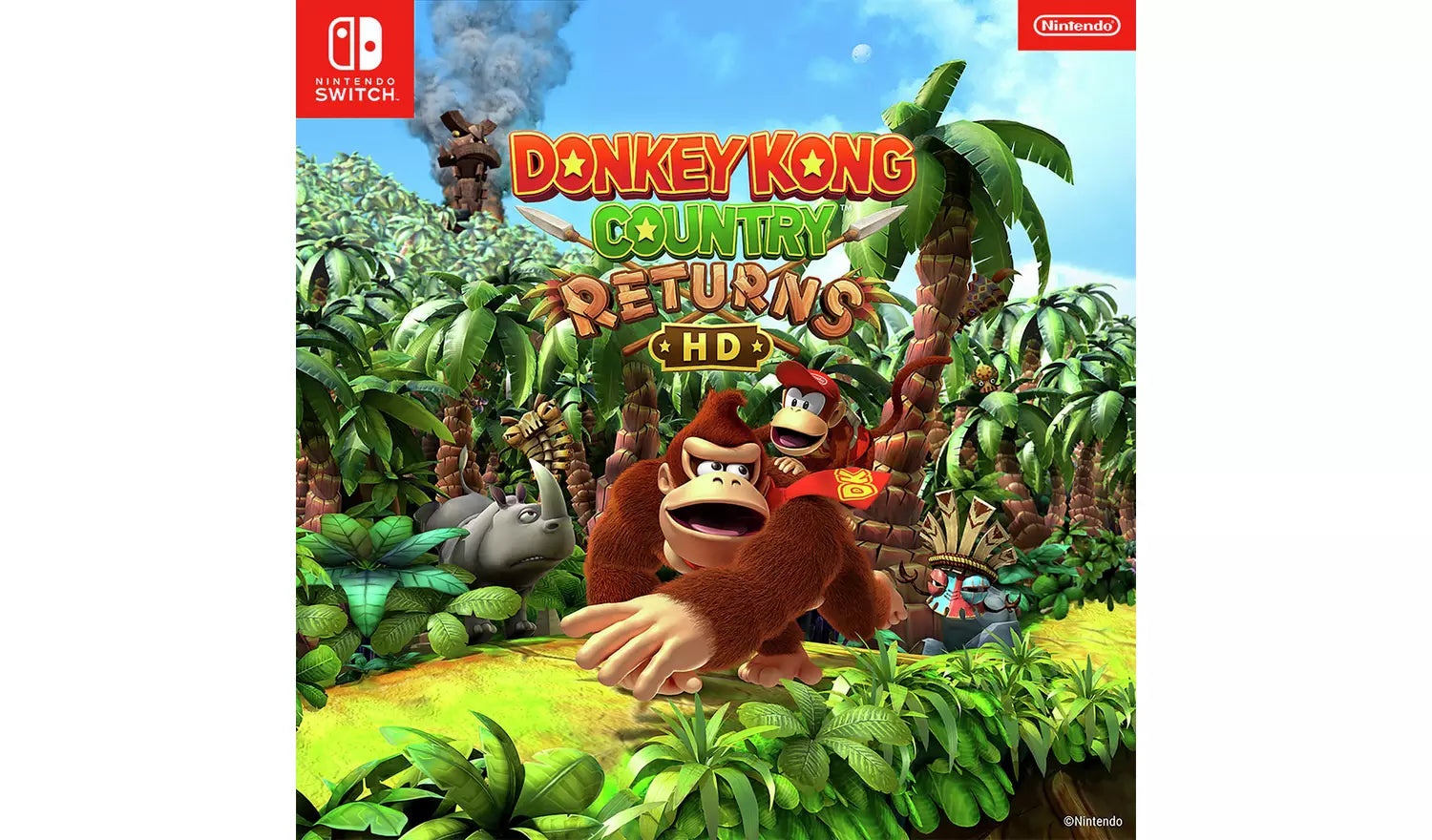 Donkey Kong Country Returns HD – Nintendo Switch Game | Physical Game Card | 3+ (New) Nintendo