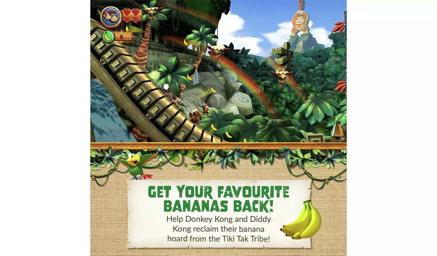 Donkey Kong Country Returns HD – Nintendo Switch Game | Physical Game Card | 3+ (New) Nintendo