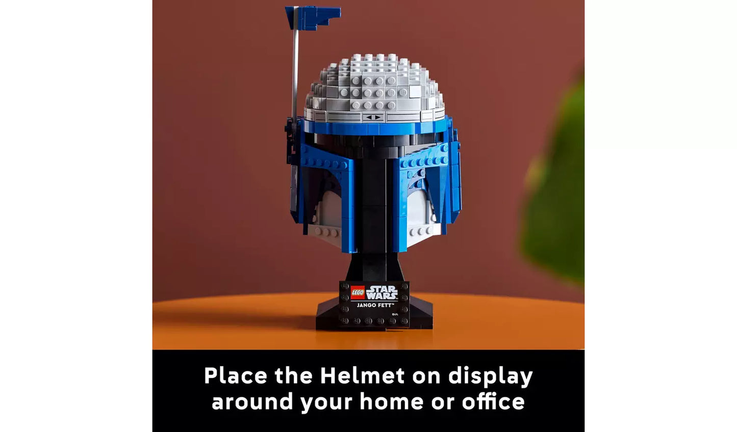 LEGO Star Wars Jango Fett Helmet Set for Adults | Ages 18+ | Model 75408 | NEW LEGO