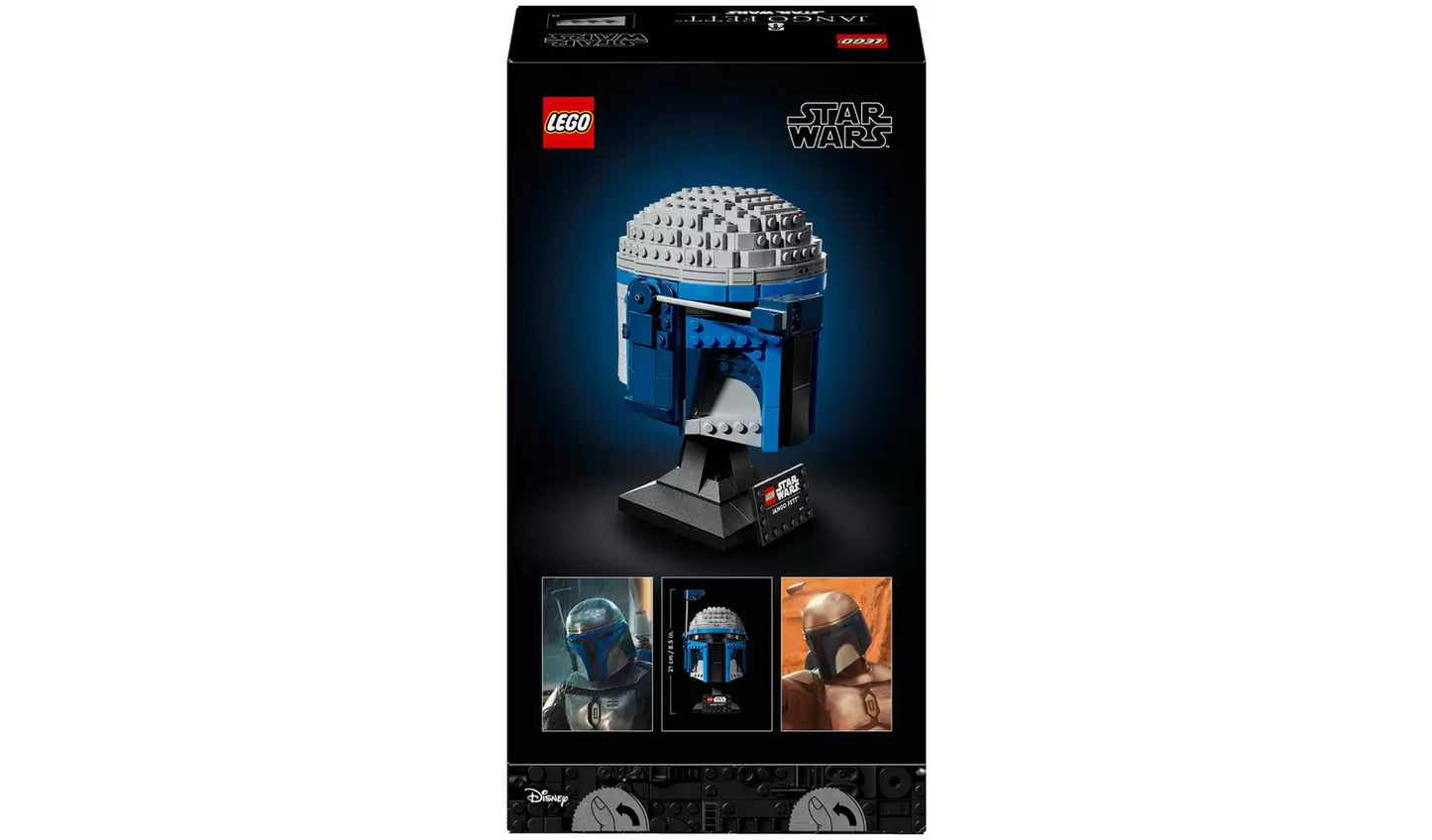 LEGO Star Wars Jango Fett Helmet Set for Adults | Ages 18+ | Model 75408 | NEW LEGO