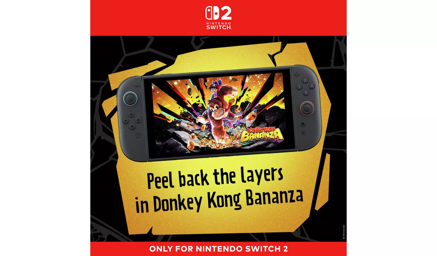 Donkey Kong Bananza – Nintendo Switch 2 | Physical Game Disc | 7+ (New) Nintendo