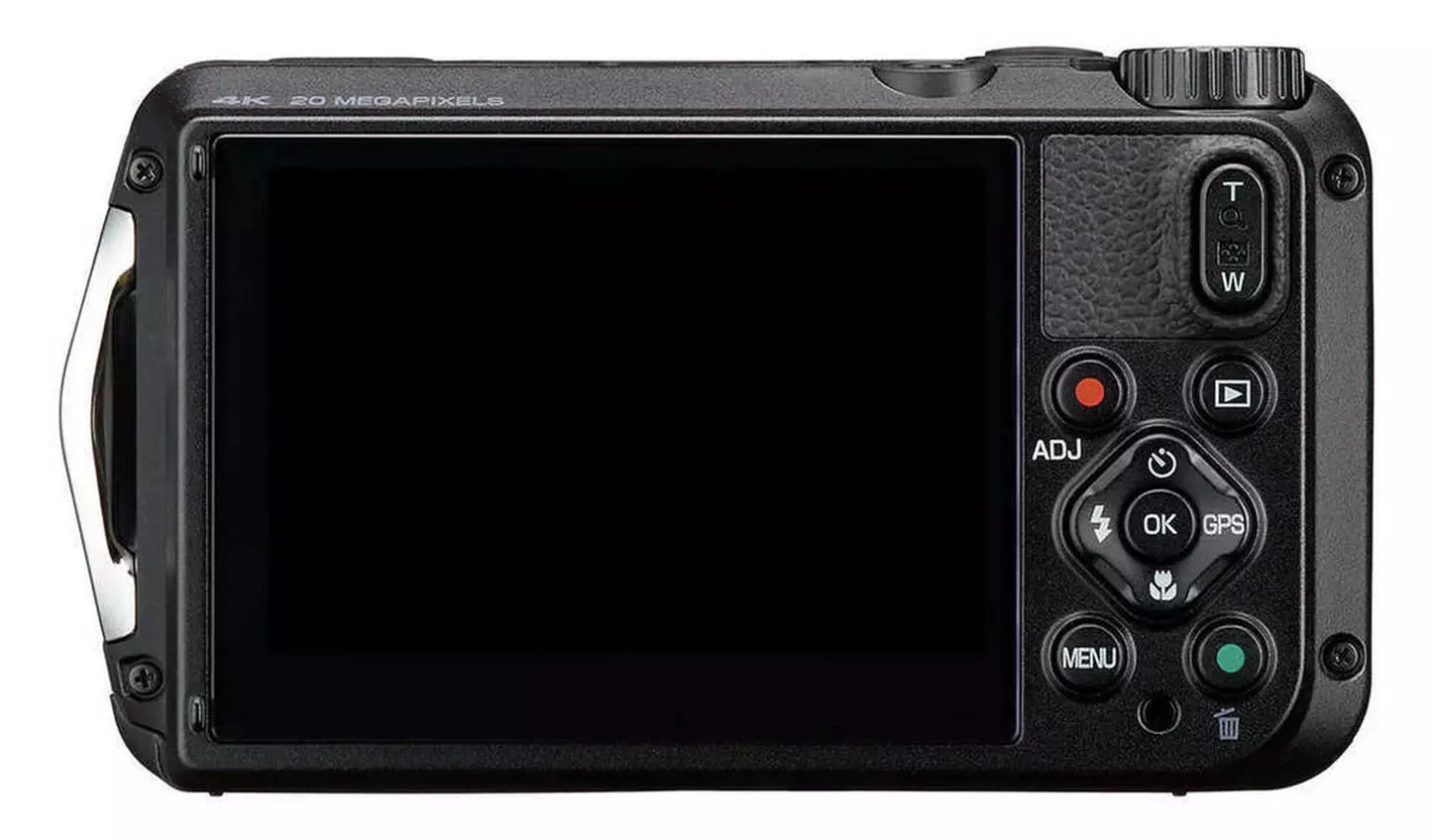 Pentax WG-8 20MP Tough Compact Camera Black (New) Pentax