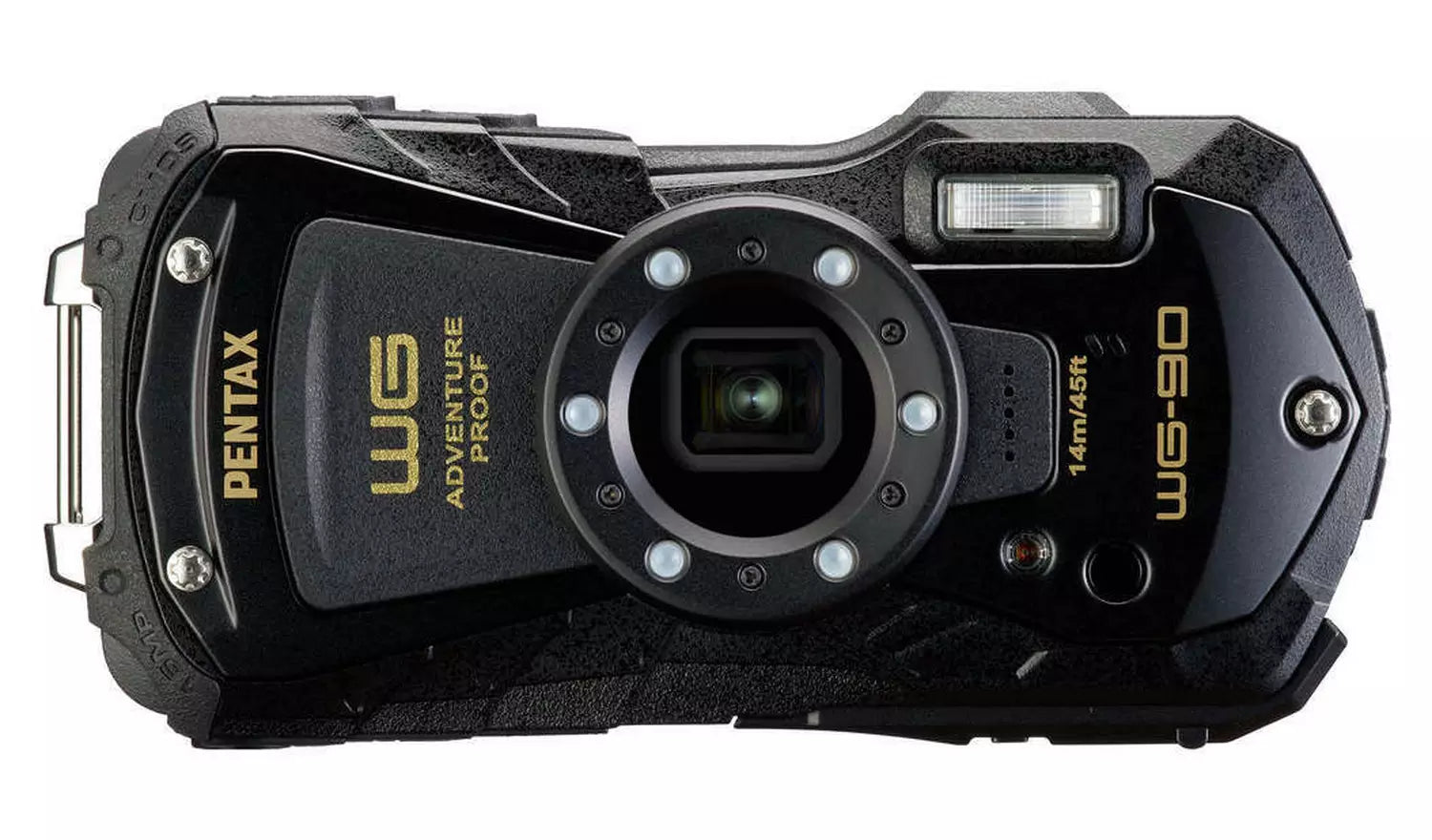 Pentax WG-90 16MP Tough Compact Camera Black (New) Pentax