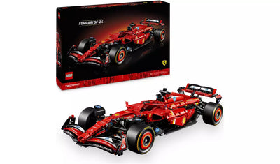 LEGO Technic Ferrari SF-24 F1 Car Model Kit for Adults | Ages 18+ | Model 42207 | NEW LEGO