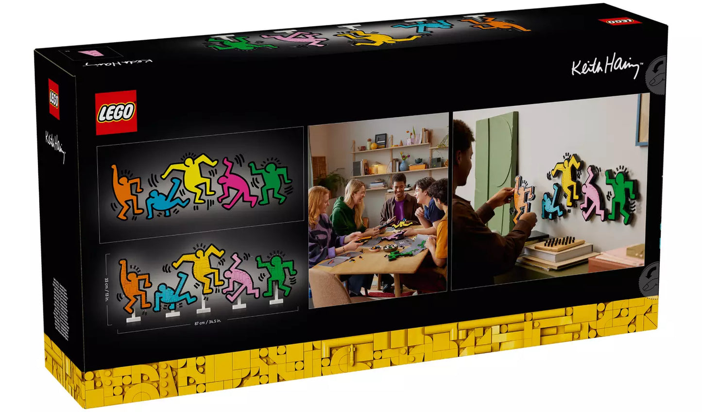 LEGO ART Keith Haring – Dancing Figures Room Decor 31216 | Ages 18+ | New LEGO