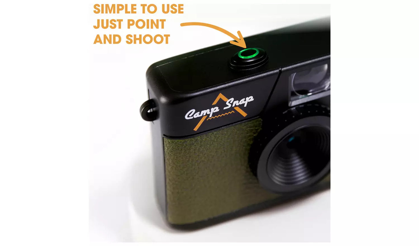 Campsnap V105 8MP Compact Digital Camera – Green (New) Campsnap