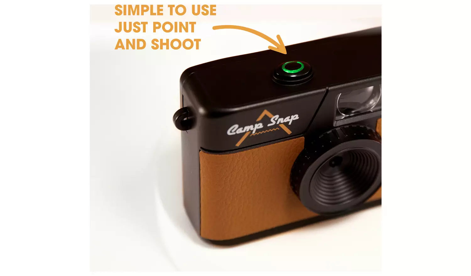 Campsnap V105 8MP Compact Digital Camera – Brown (New) Campsnap