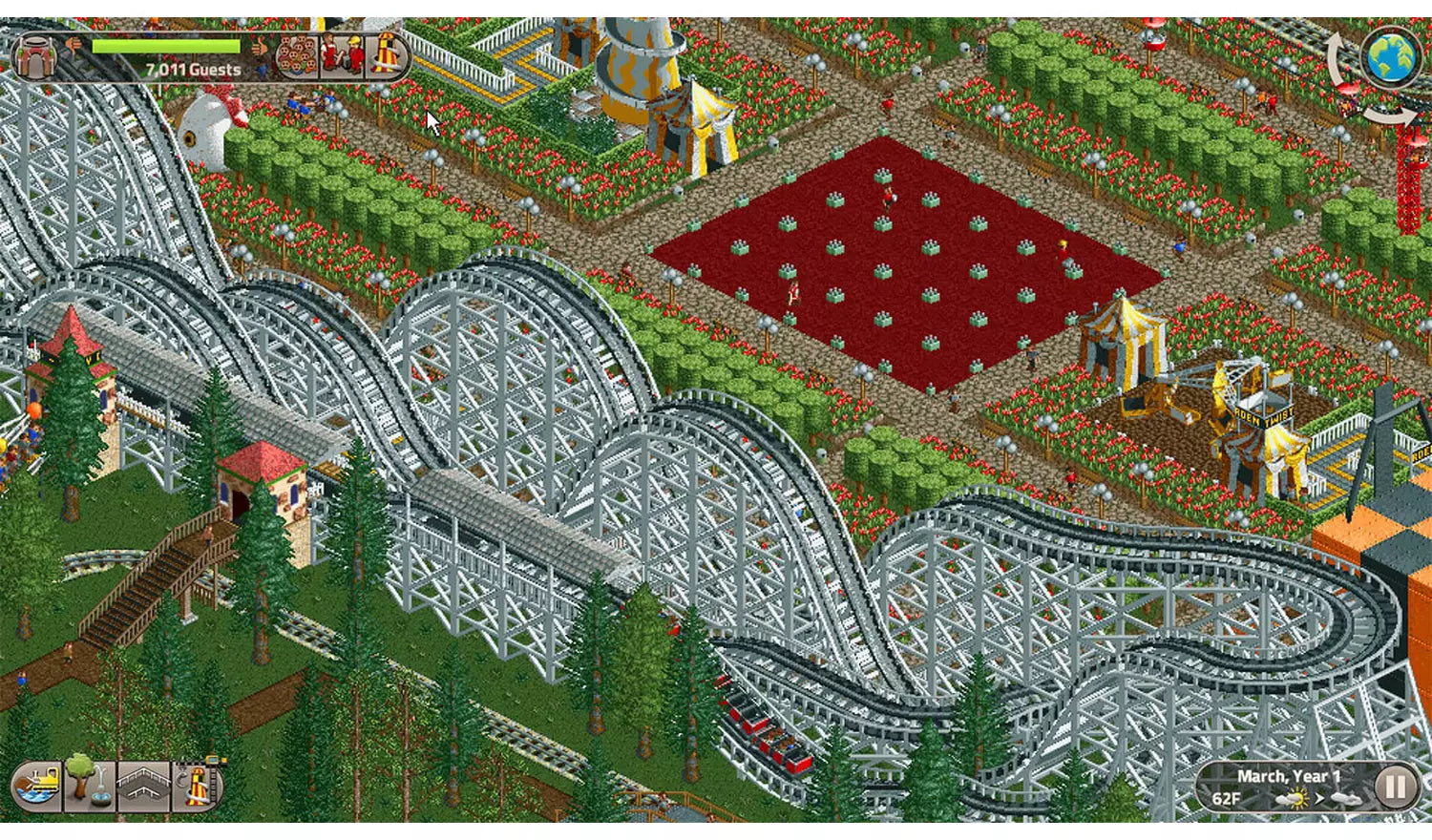 RollerCoaster Tycoon Classic – Nintendo Switch Game | Physical Game Card | 3+ (New) Nintendo