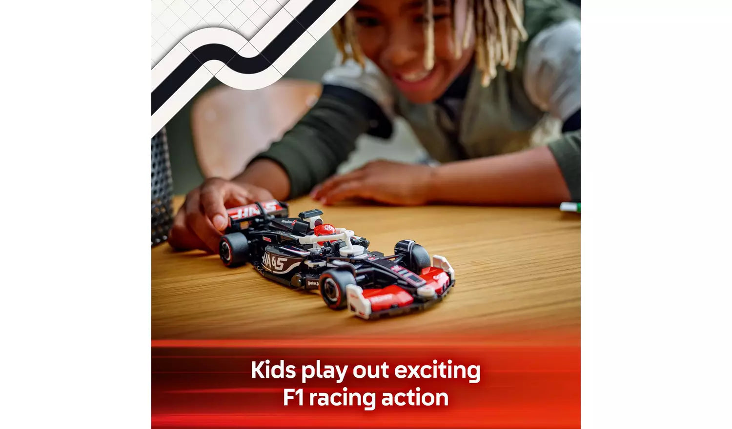 LEGO Speed Champions MoneyGram Haas F1 VF-24 Race Car Toy | Ages 10+ | Model 77250 | New LEGO