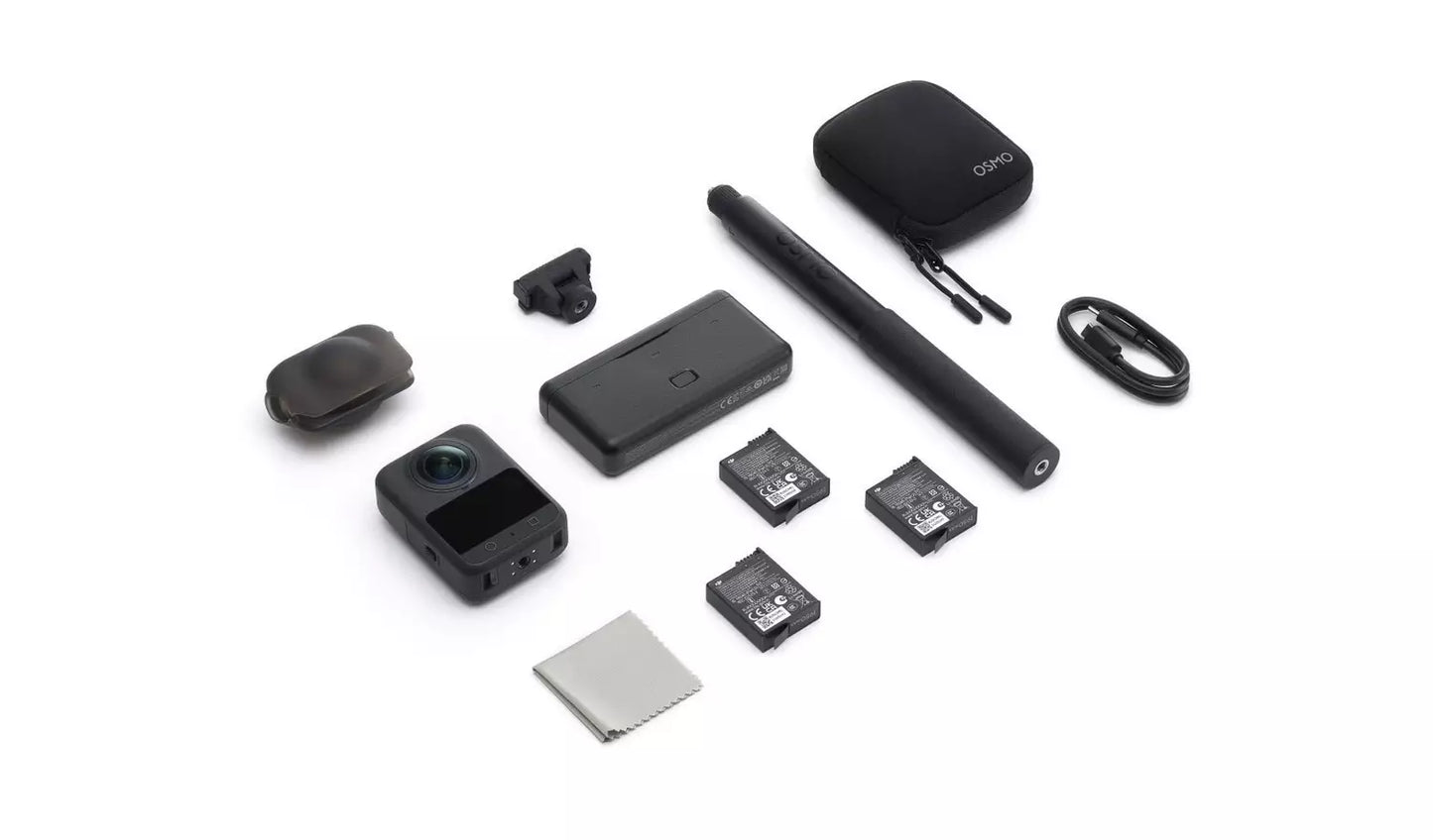 DJI Osmo Action 360 Adventure Combo Action Camera – Black (New) DJI