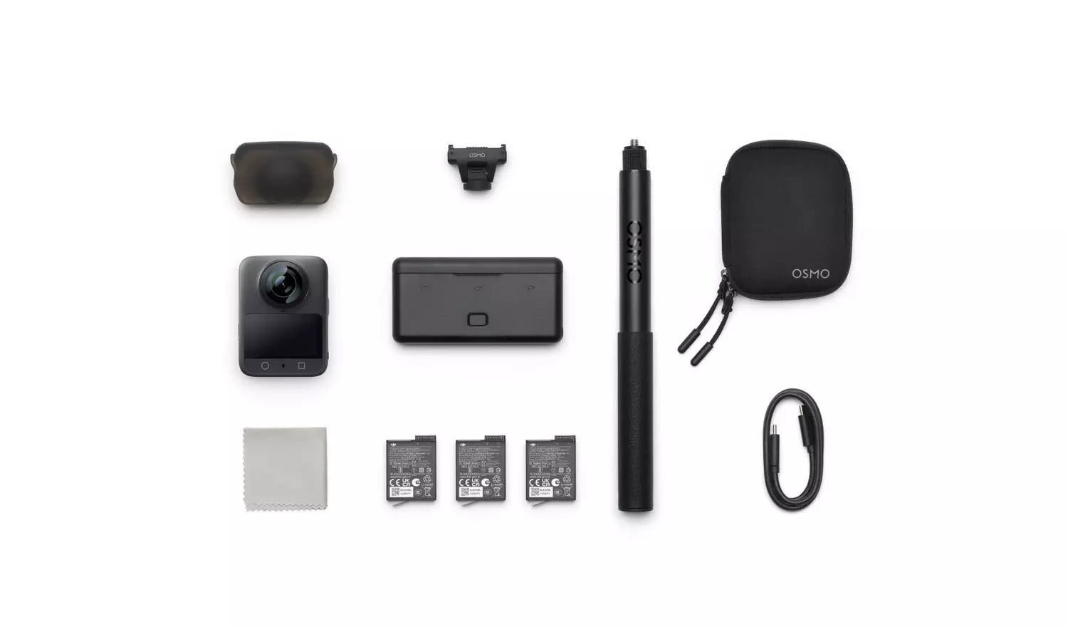 DJI Osmo Action 360 Adventure Combo Action Camera – Black (New) DJI