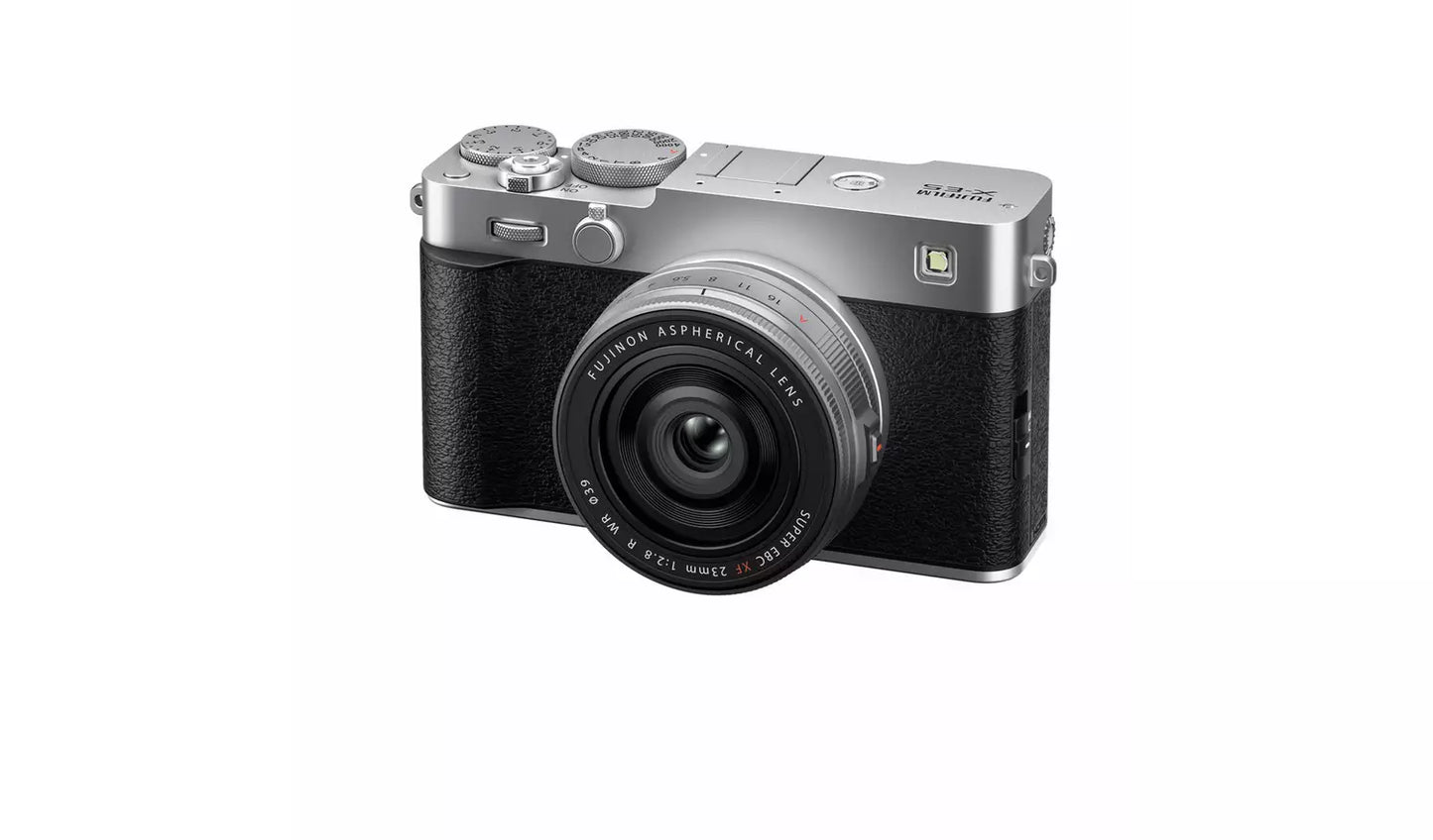 Fujifilm X-E5 Mirrorless Camera Silver with XF 23mm Lens – 40.2MP, Compact (New) Fujifilm